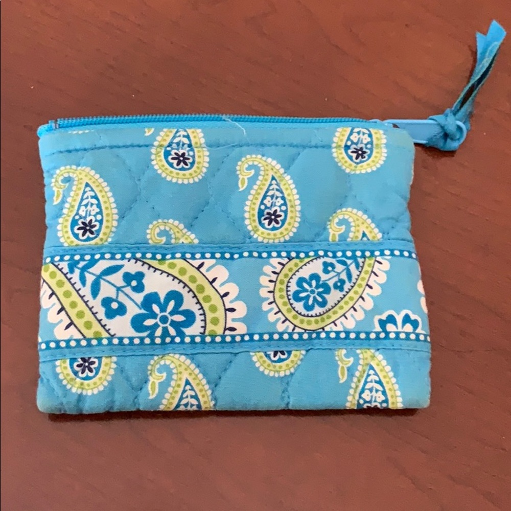 Bermuda Blue Vera Bradley Change Purse